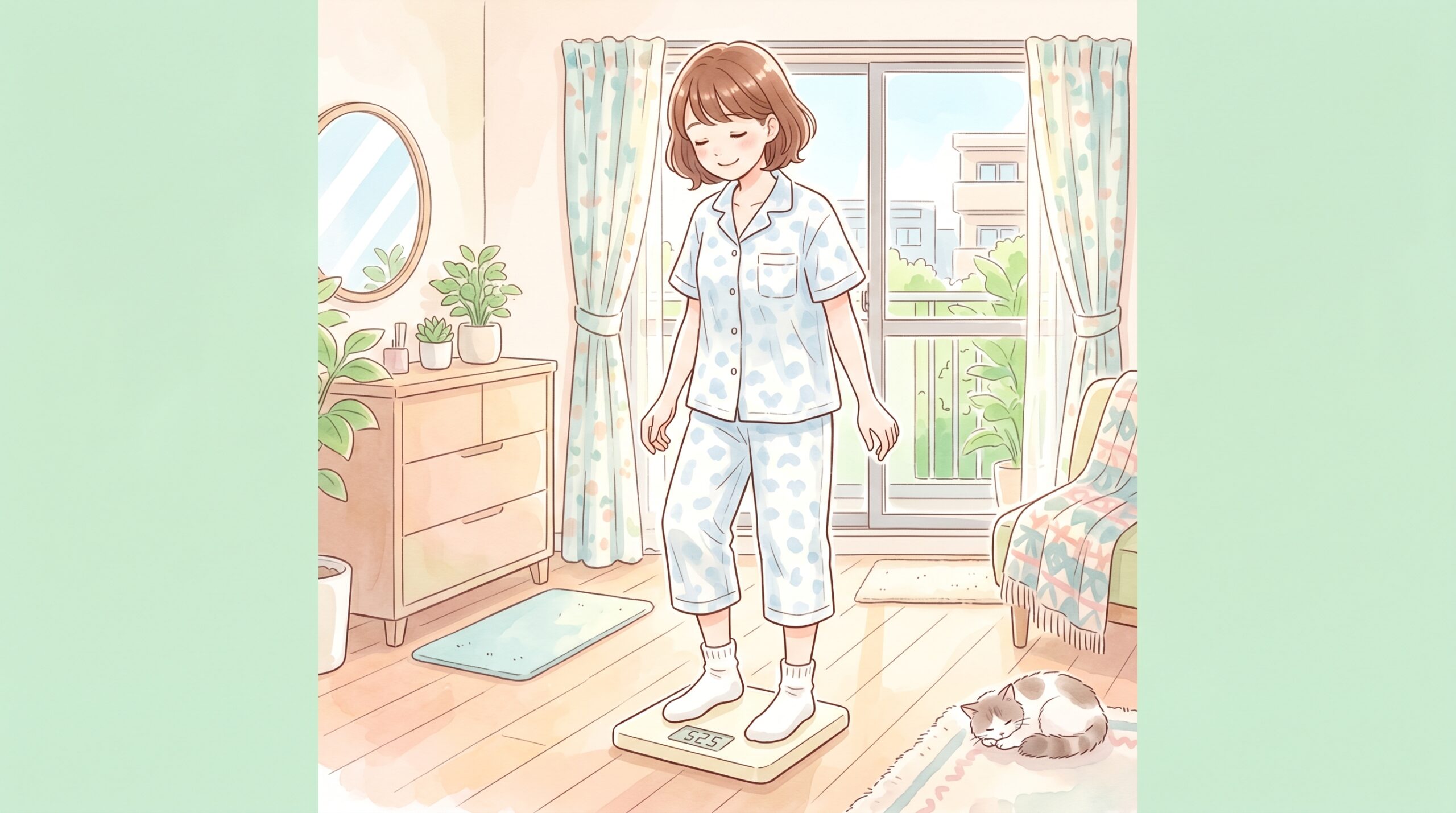 食べ過ぎた翌日も普段通りの生活を送るイメージ