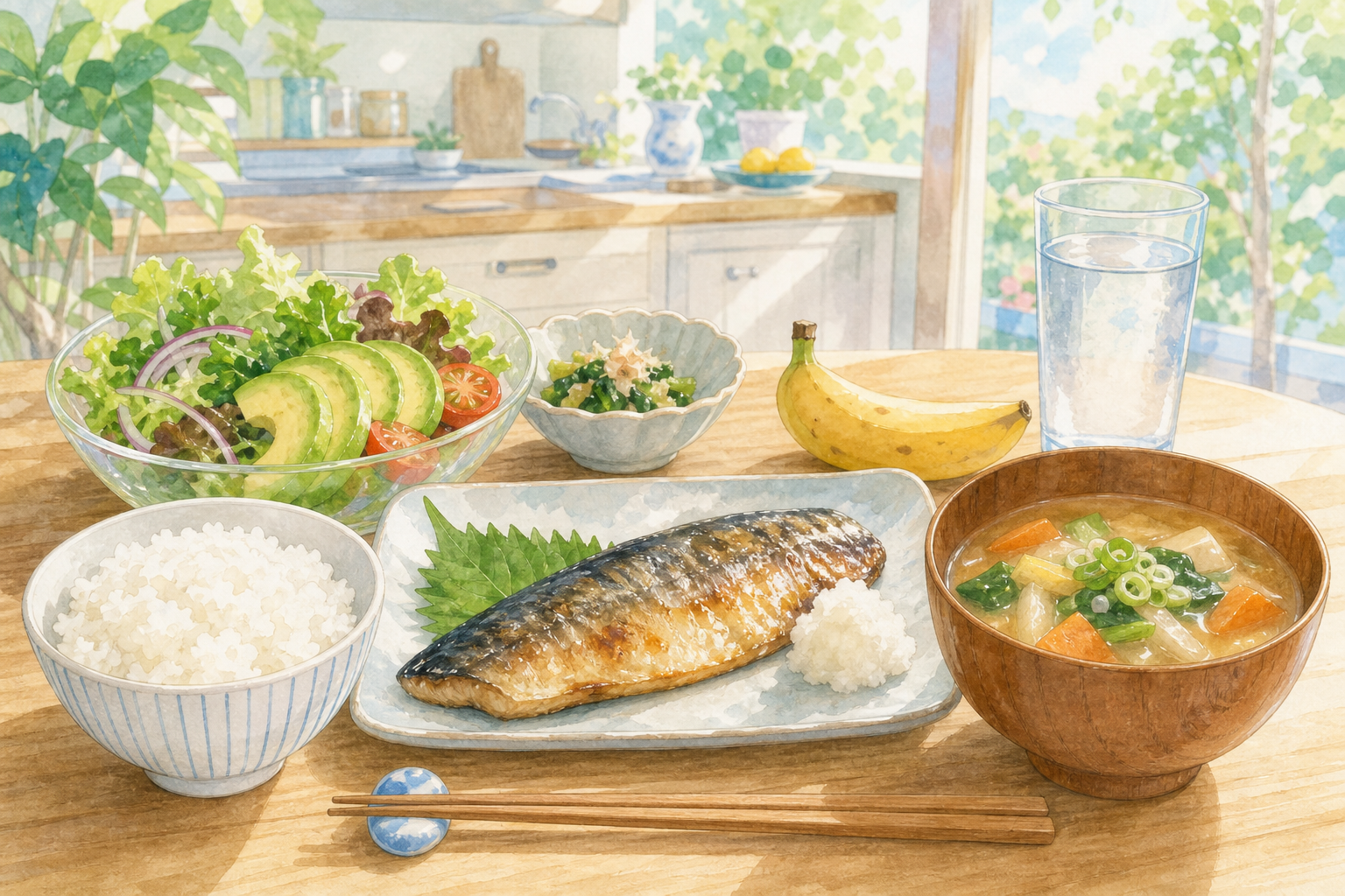 お盆リセット中におすすめのタンパク質中心のヘルシーな和定食